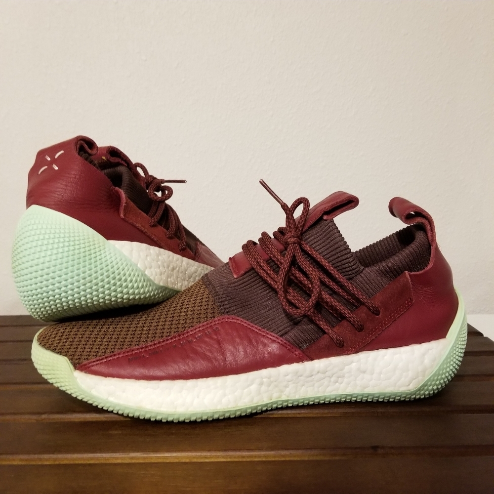 Adidas Harden LS 2 Maroon Mint Sz 13